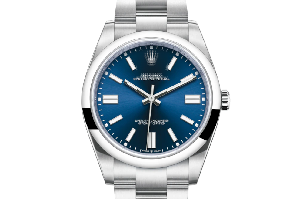 OYSTER PERPETUAL 41- Oyster, 41 mm, Oystersteel 18with original box